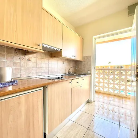 Sea View Studio, With Piscina And Wifi,100M From The Ocean,Tenerife South Lejlighed Costa del Silencio
