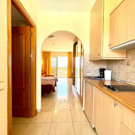 Lejlighed Sea View Studio, With Piscina And Wifi,100M From The Ocean,Tenerife South